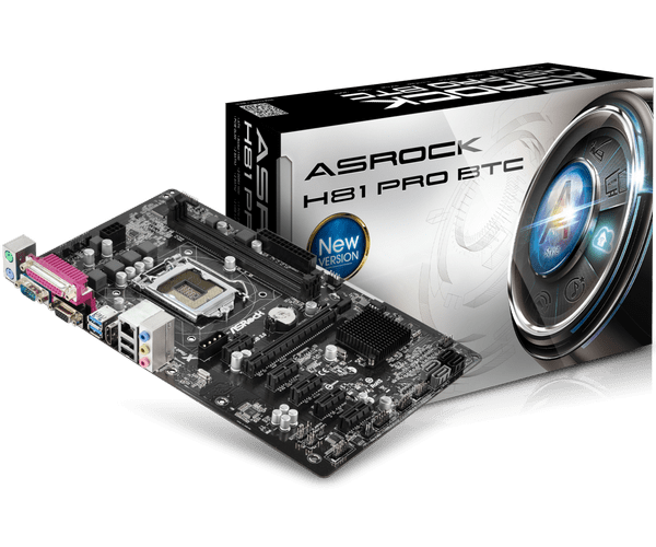 what cpu can i use in asrock h81 pro btc for mining